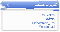 كاربران منتخب