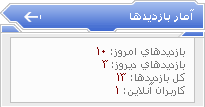 ماژول بازدیدها